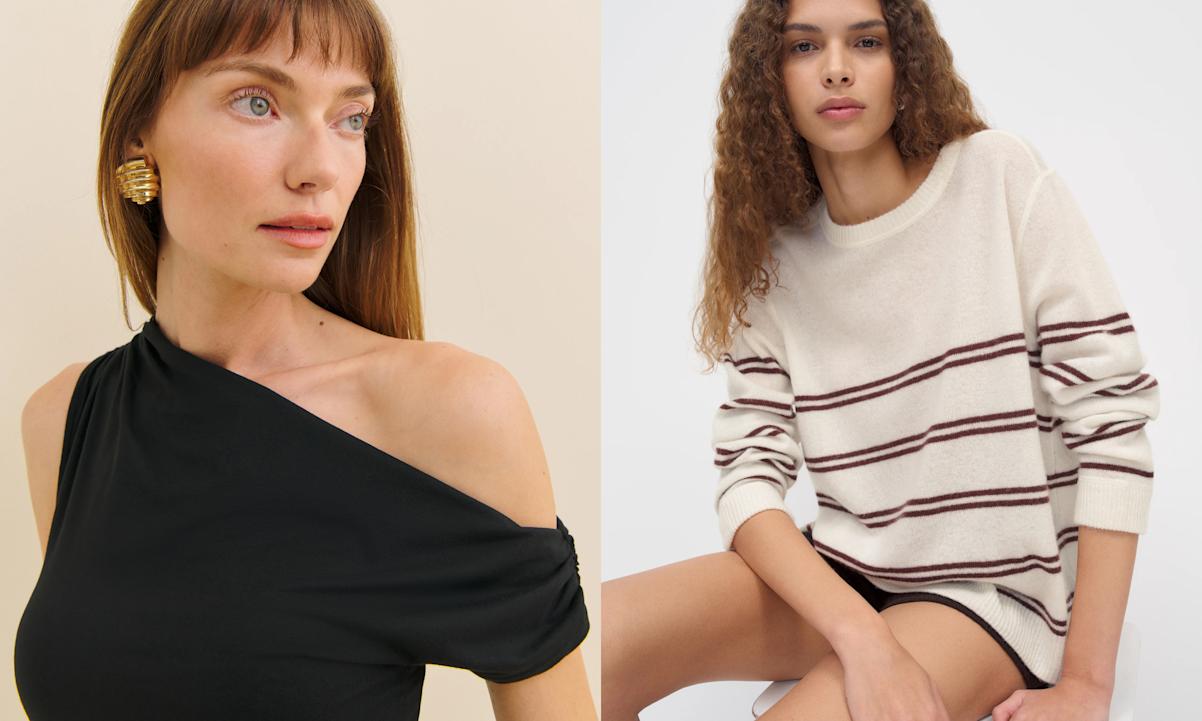 knit top, striped sweater