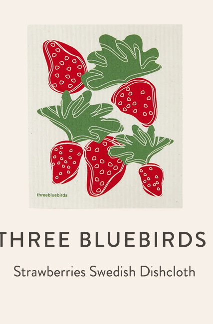 Strawberries Swedish Dishcloth 