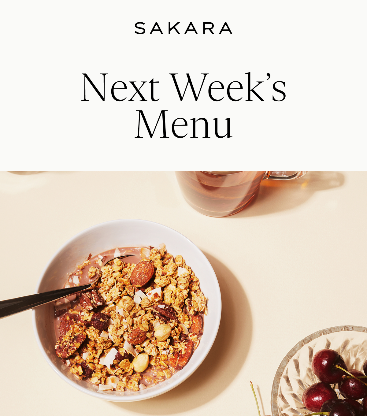 Next Week's Menu