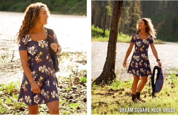 Shop the Dream Square Neck Dress