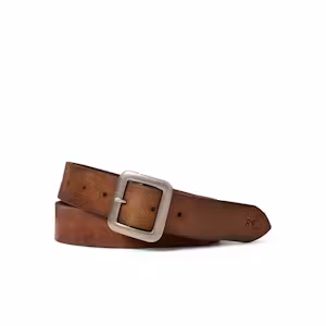 Hand-Burnished Leather Belt