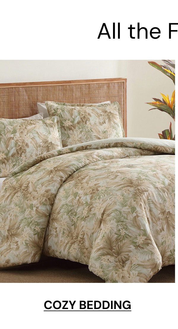 Shop cozy bedding
