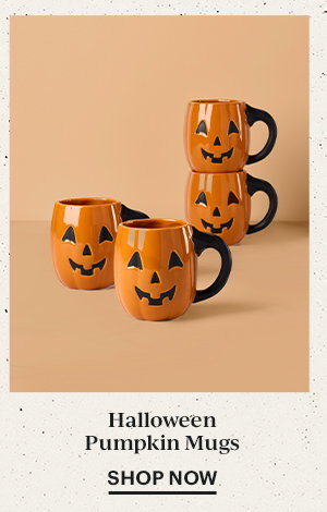 Halloween Pumpkin Mugs  SHOP NOW