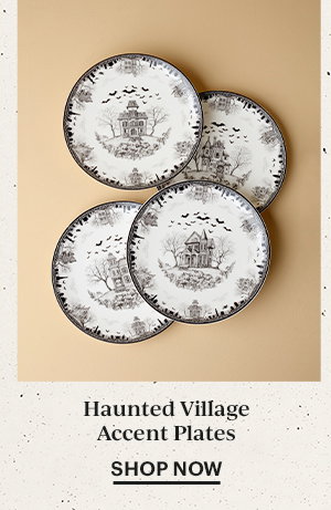 Haunted Village Accent Plates  SHOP NOW