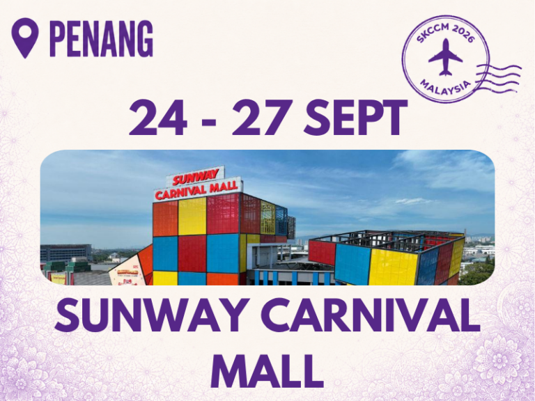 24 - 27 Sept, Sunway Carnival Mall