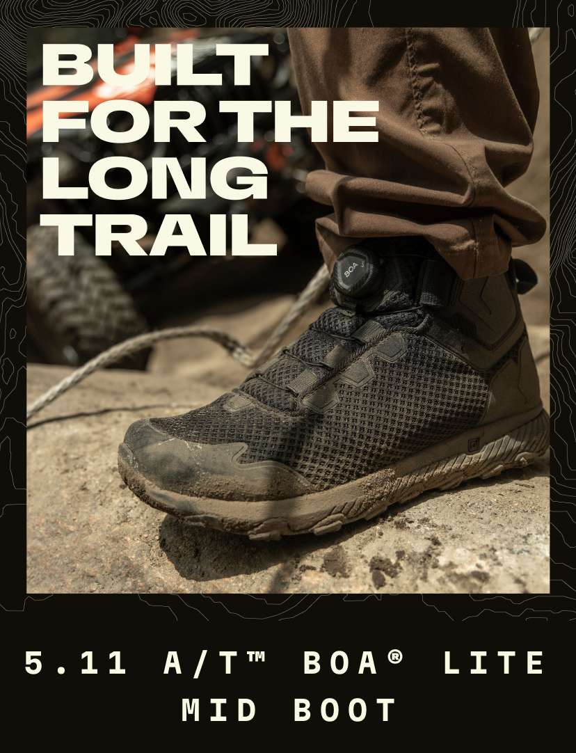 Built for the Long Trail | 5.11 A/T™ BOA® Lite Mid Boot