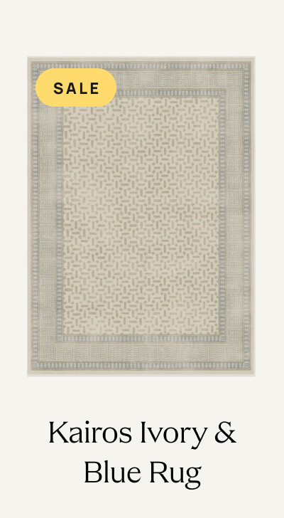 Kairos Ivory & Blue Rug