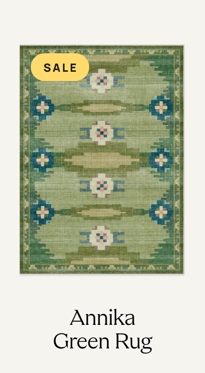 Annika Green Rug 