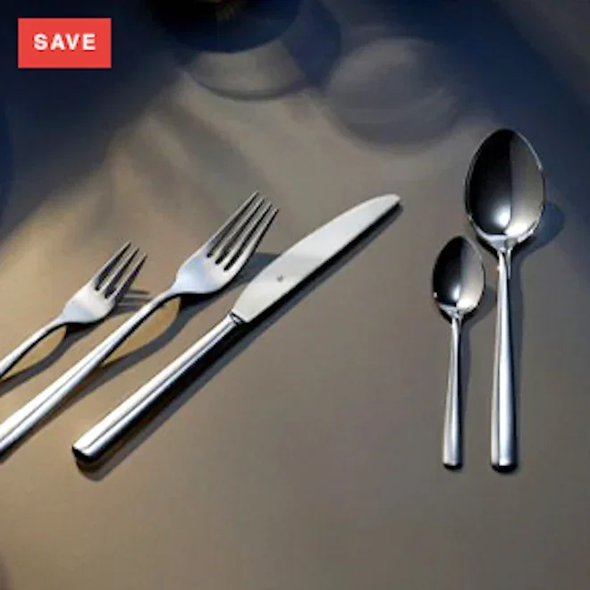WMF Boston Stainless Steel Cutlery Set, 30-Piece