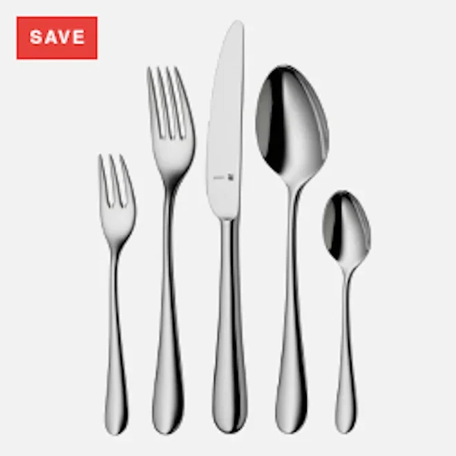 WMF Merit Cromargan Protect Stainless Steel Cutlery Set, 66-Piece
