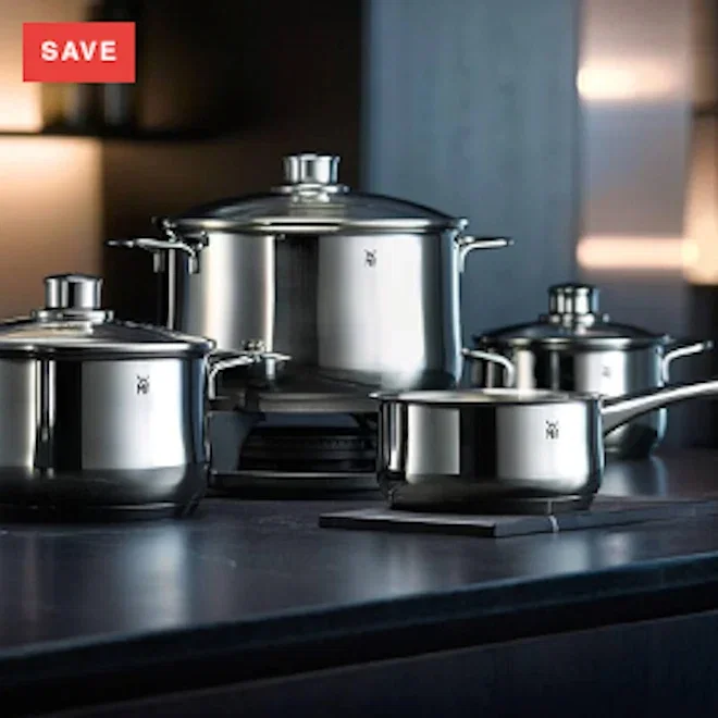 WMF Diadem Plus Stainless Steel Cookware Set, 5-Piece