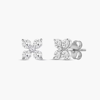 Lab Grown Diamond Five-Stone Earrings