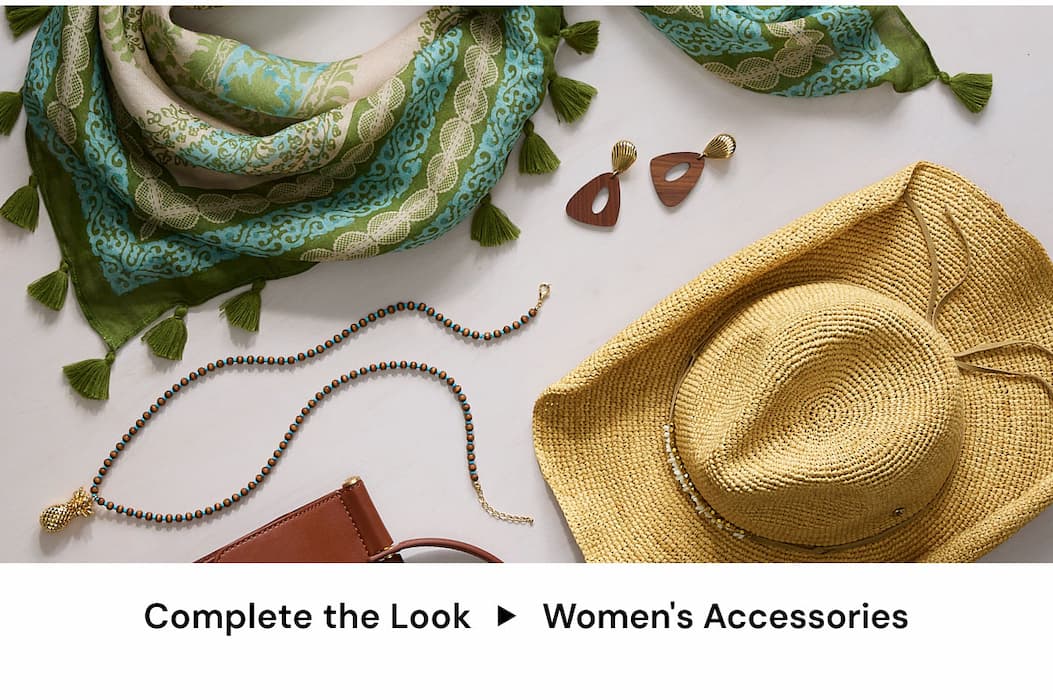 Complete the look. Shop Women's Accessories.