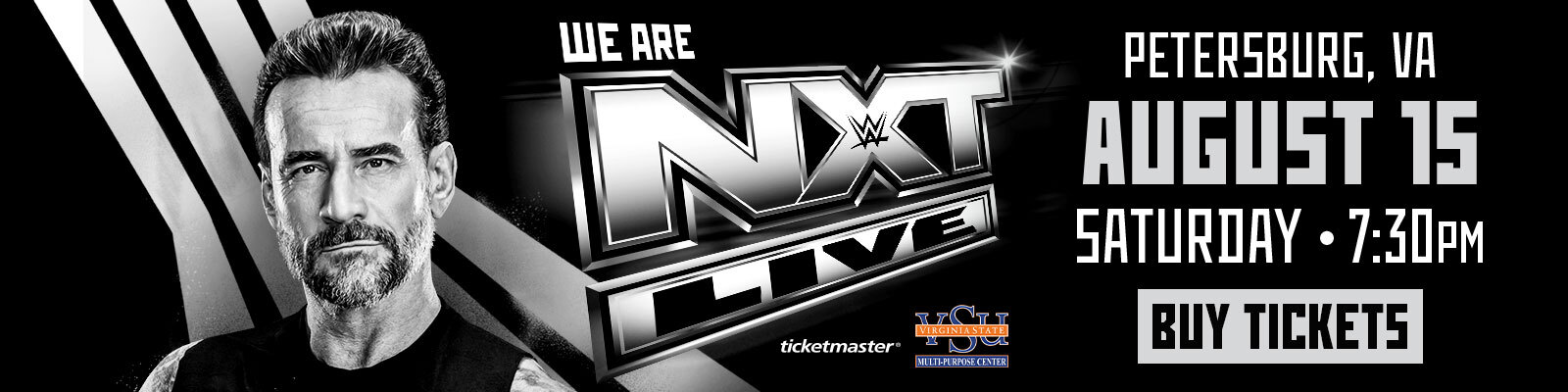 CM Punk LIVE this Saturday in Petersburg