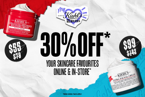 30% OFF* YOUR SKINCARE FAVOURITES ONLINE & IN-STORE*