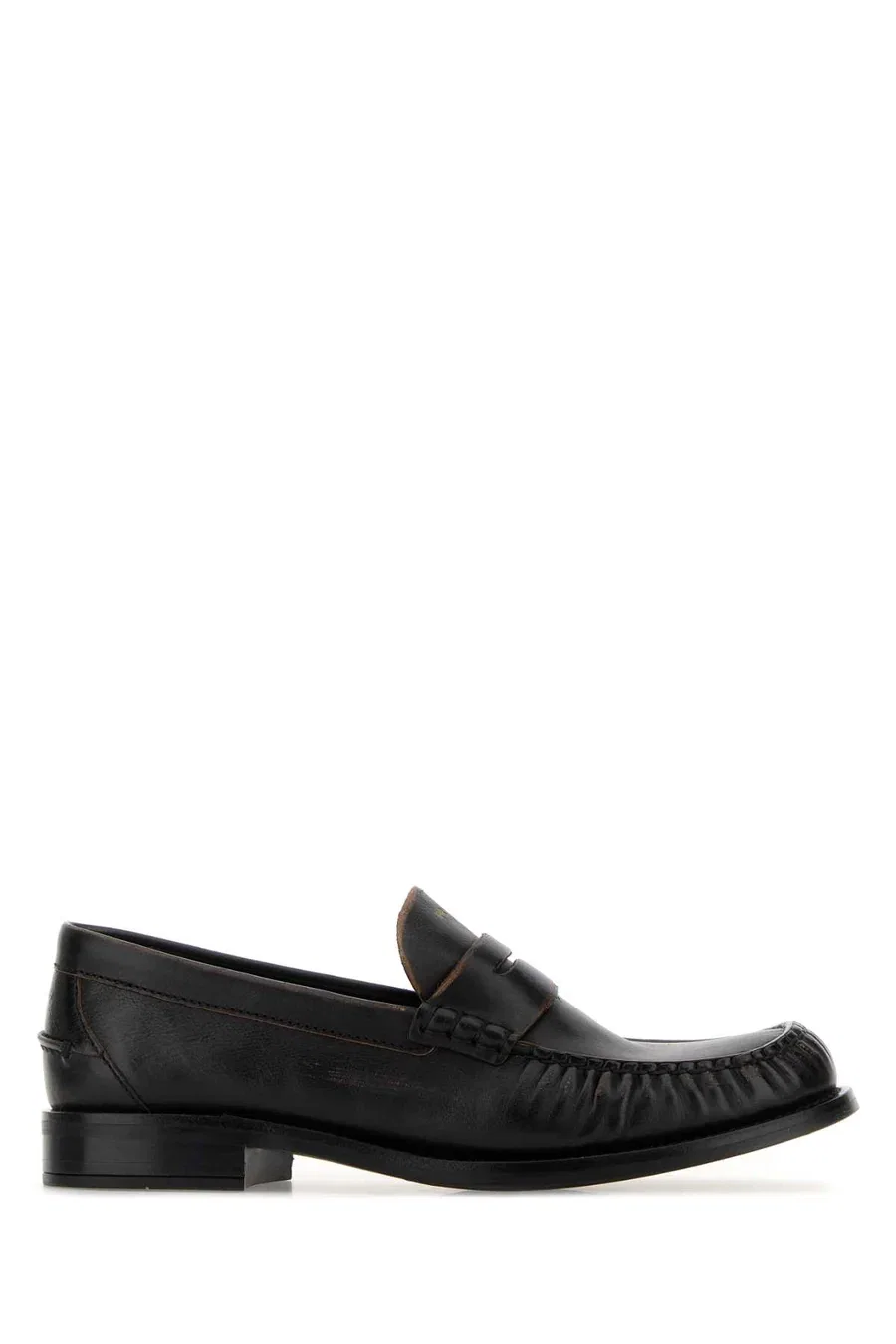 Prada Leather Loafer Black
