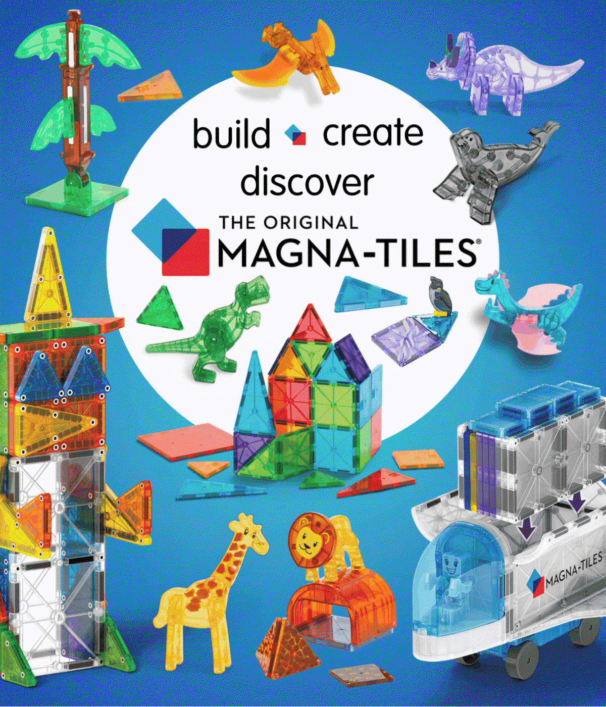 Build, Create, Discover with The Original MAGNA-TILES®!