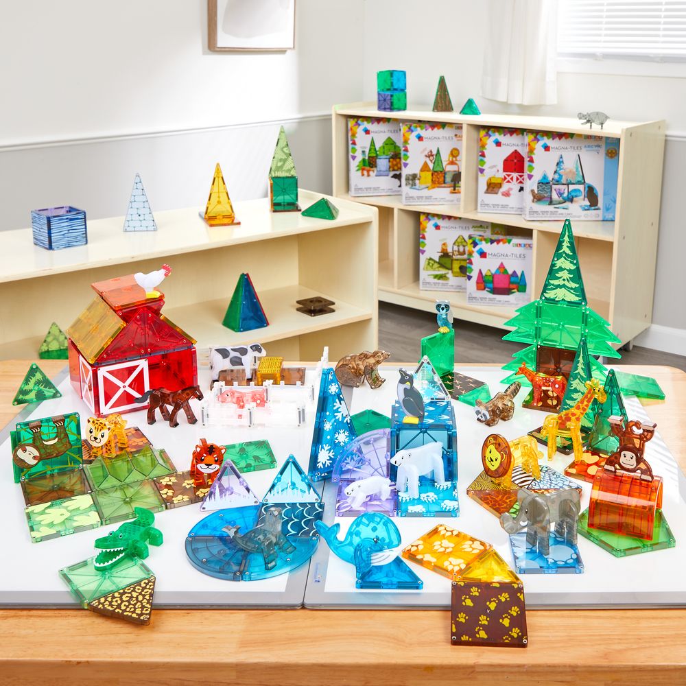 MAGNA-TILES® Animals Kit - 157 pieces