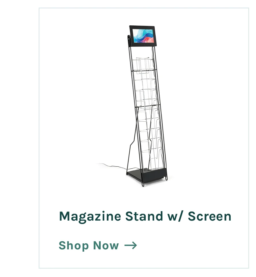 Magazine Stand with Screen