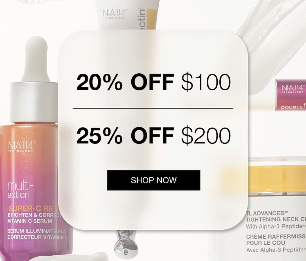 Shop StriVectin 20% off $100 and 25% off $200