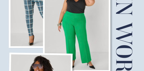 Pintucked Ponte Straight Leg Pants