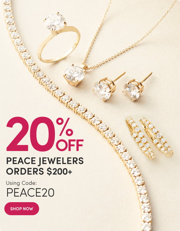 Peace Jewelers | 20% Off All Peace Jewelers Orders $200+ with Code: PEACE20