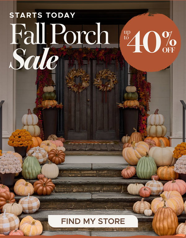 Fall Porch Sale