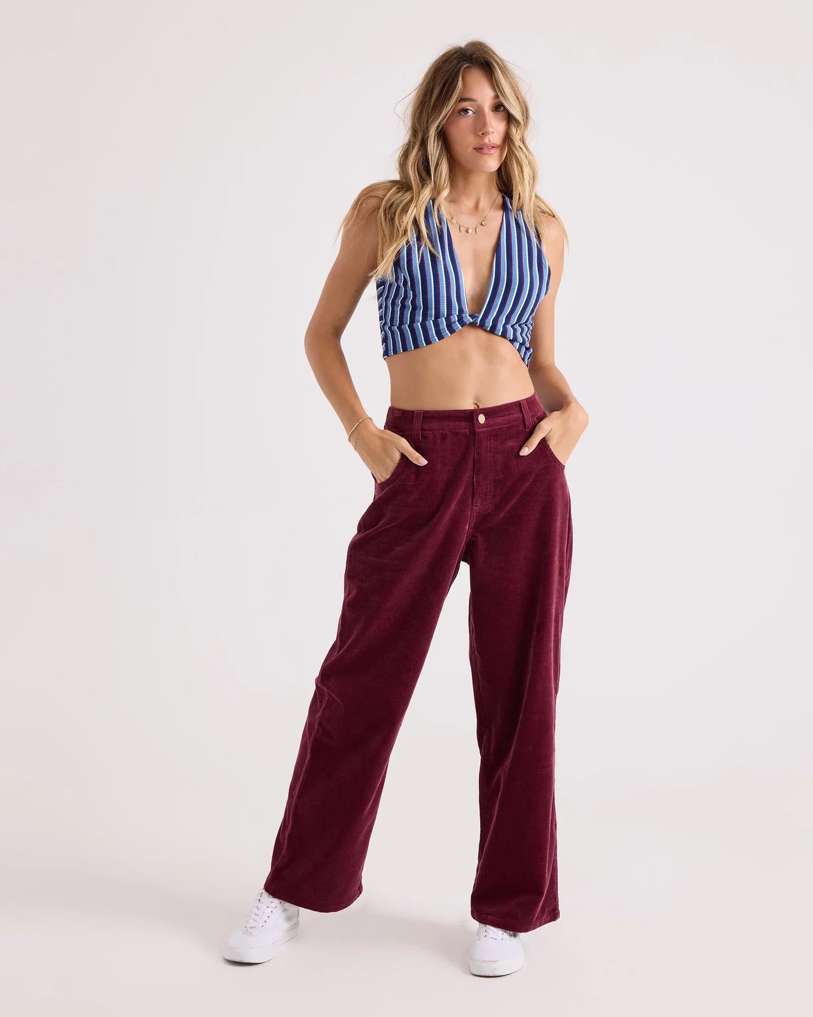 Image of Women's Relaxed Pull On Cord Pants