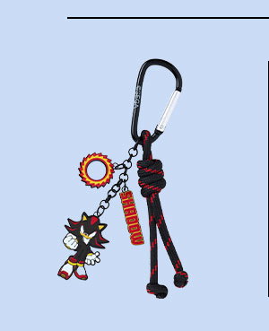 Shadow Carabiner Keychain - Sonic the Hedgehog