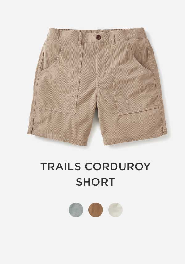 Trails Corduroy Short