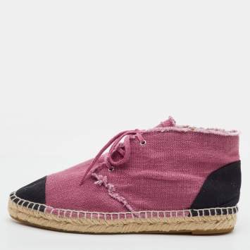 CC Size 41 Pink/Black Canvas L