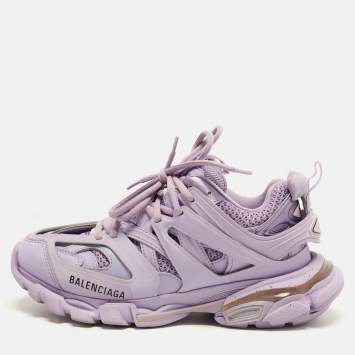 Track Size 37 Purple Faux Leat