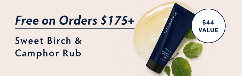 Re-Energize Your Body. Free Sweet Birch & Camphor Rub on order $175+