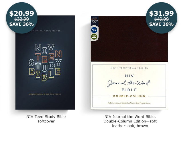 NIV Teen Study Bible | NIV Journal the Word Bible