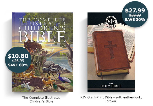 The Complete Illustrated Children's Bible | KJV Giant Print Bible 