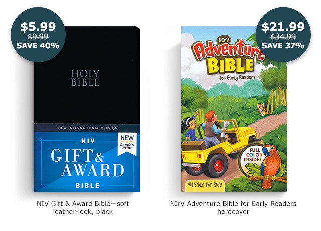 NIV Gift & Award Bible | NIrV Adventure Bible for Early Readers