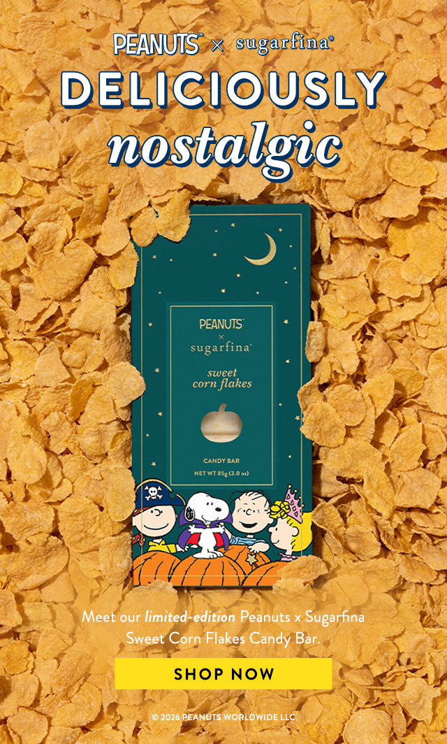 Shop Peanuts x Sugarfina Sweet Corn Flakes Chocolate Bar