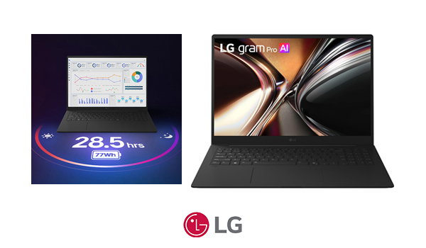 gram Pro 16" Copilot+ PC Intel Ultra 7, 16GB RAM, 1TB Touch Laptop, Black