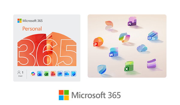 Microsoft 365 Personal Now with Copilot 12-Month Subscription for 1 Person