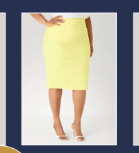 Millennium Slip On Pencil Skirt