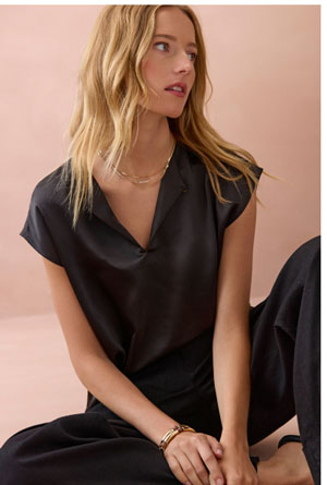 Shop Elisa Satin Blouse