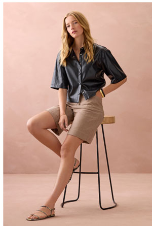 Shop Clara Vegan Leather Jacket