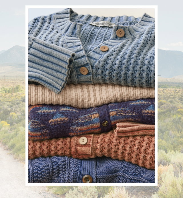Sweaters and Cardigans stack