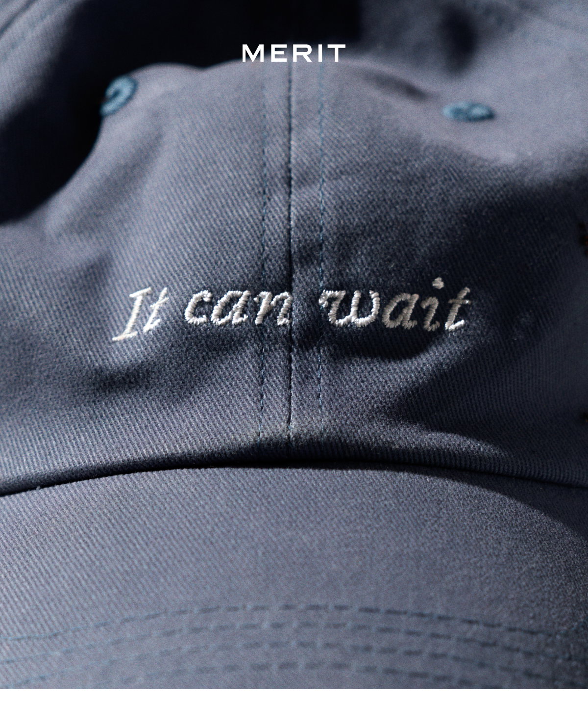It can wait