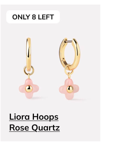 Liora Hoops Rose Quartz