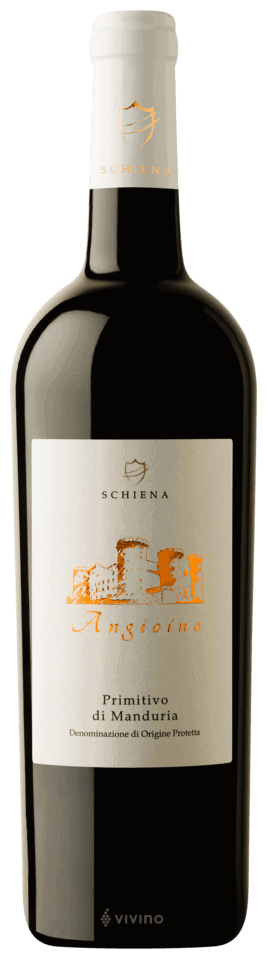 Schiena Angioino Primitivo Di Manduria 2023