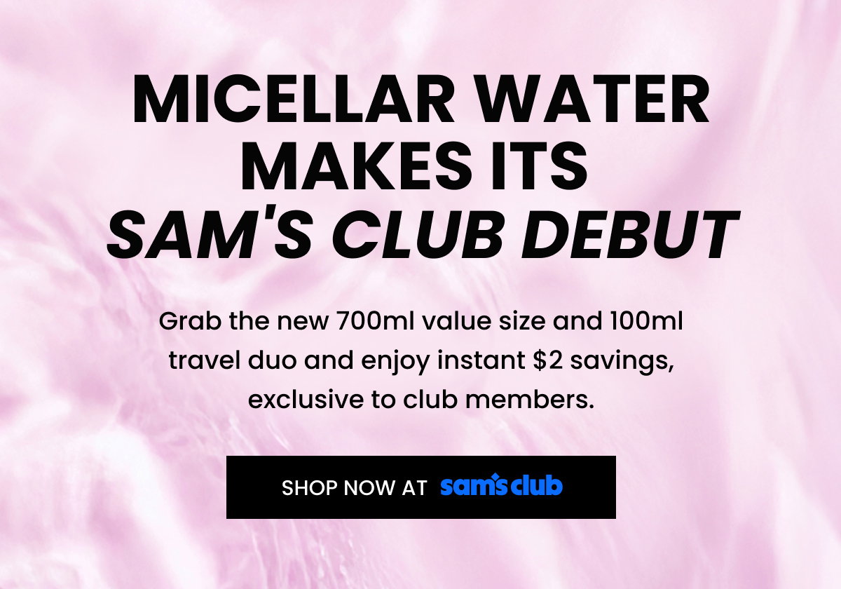 Garnier Micellar Water just made its debut at Sam's Club. Grab the twin pack of value and travel sizes now and get $2 off.