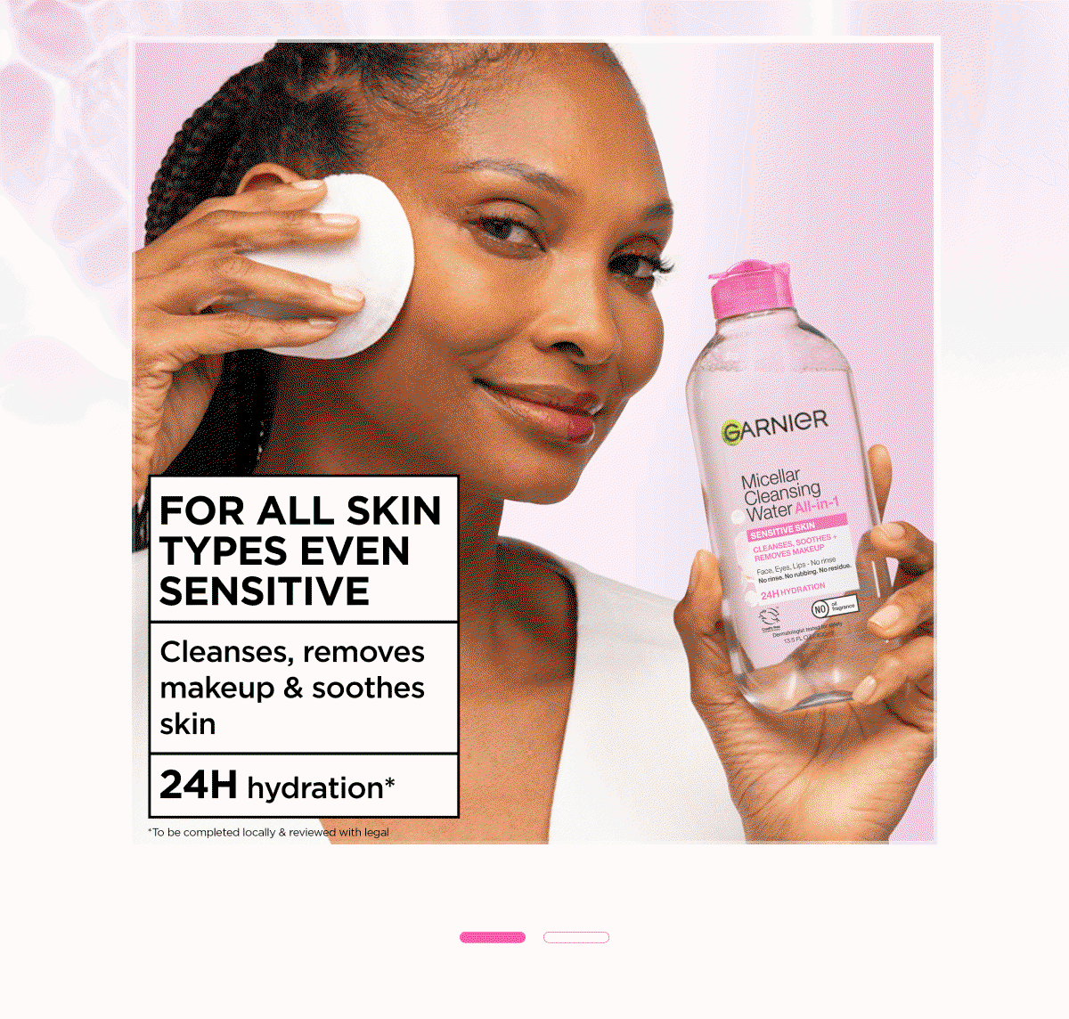Garnier Micellar Water gently removes makeup, cleanses, and soothes skin!