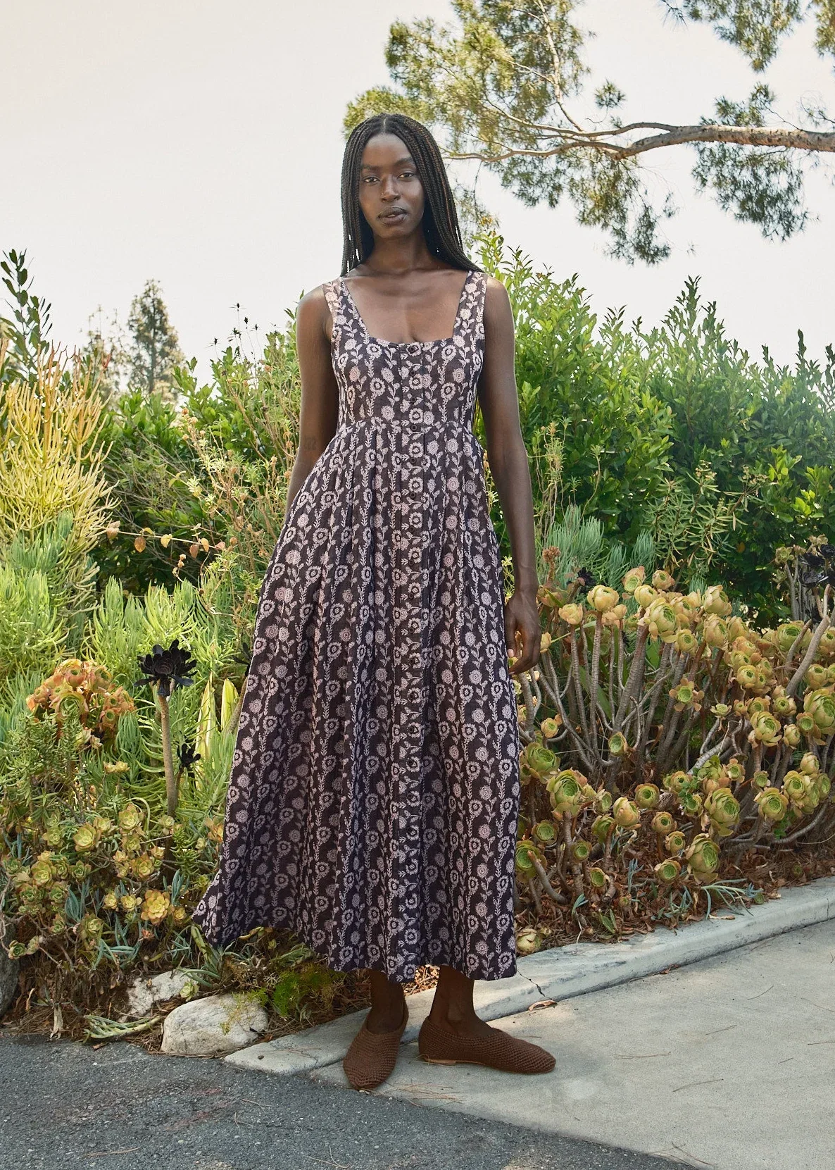 Image of ginger dress | summer 26 | hydrangea