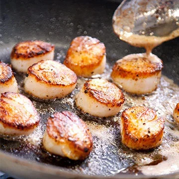 Pan-Seared Scallops